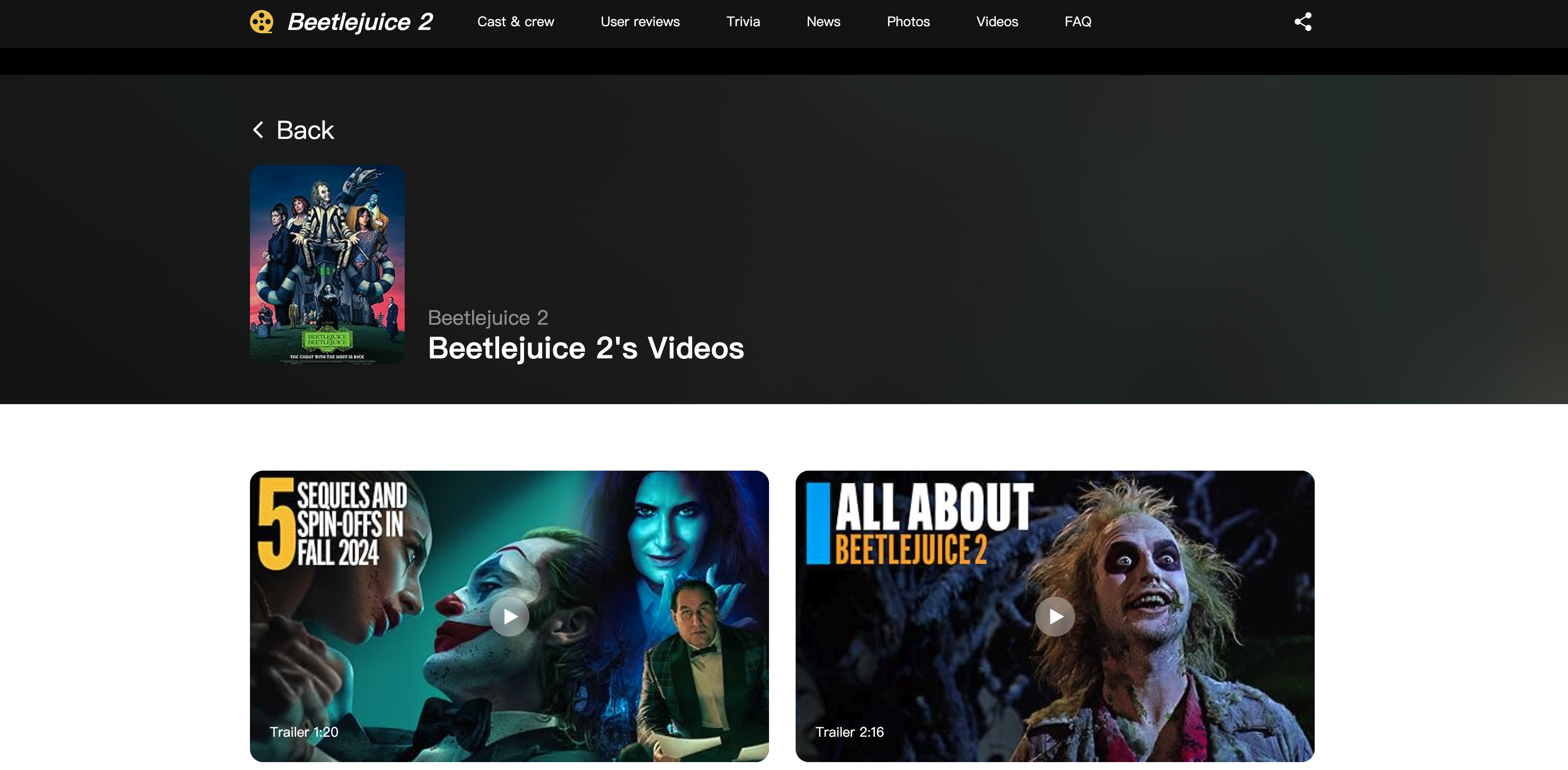 Beetlejuice 2 todos los infos en línea media 4