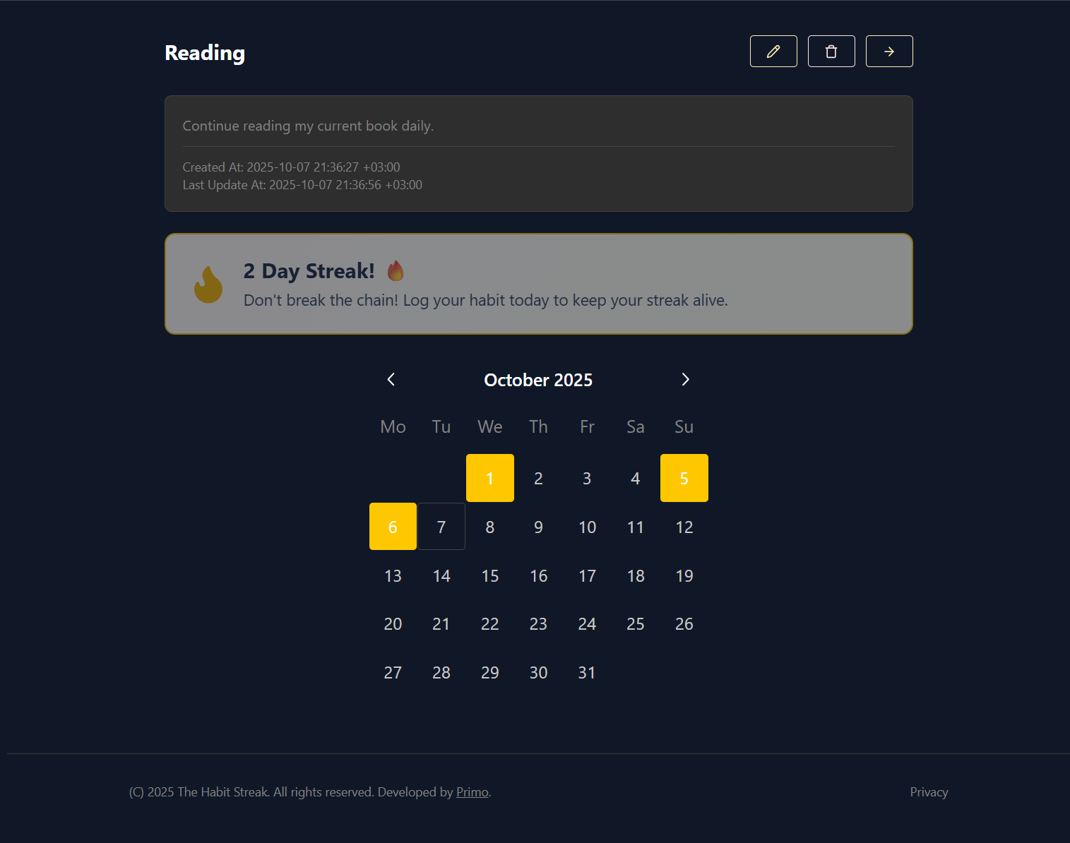The Habit Streak gallery image