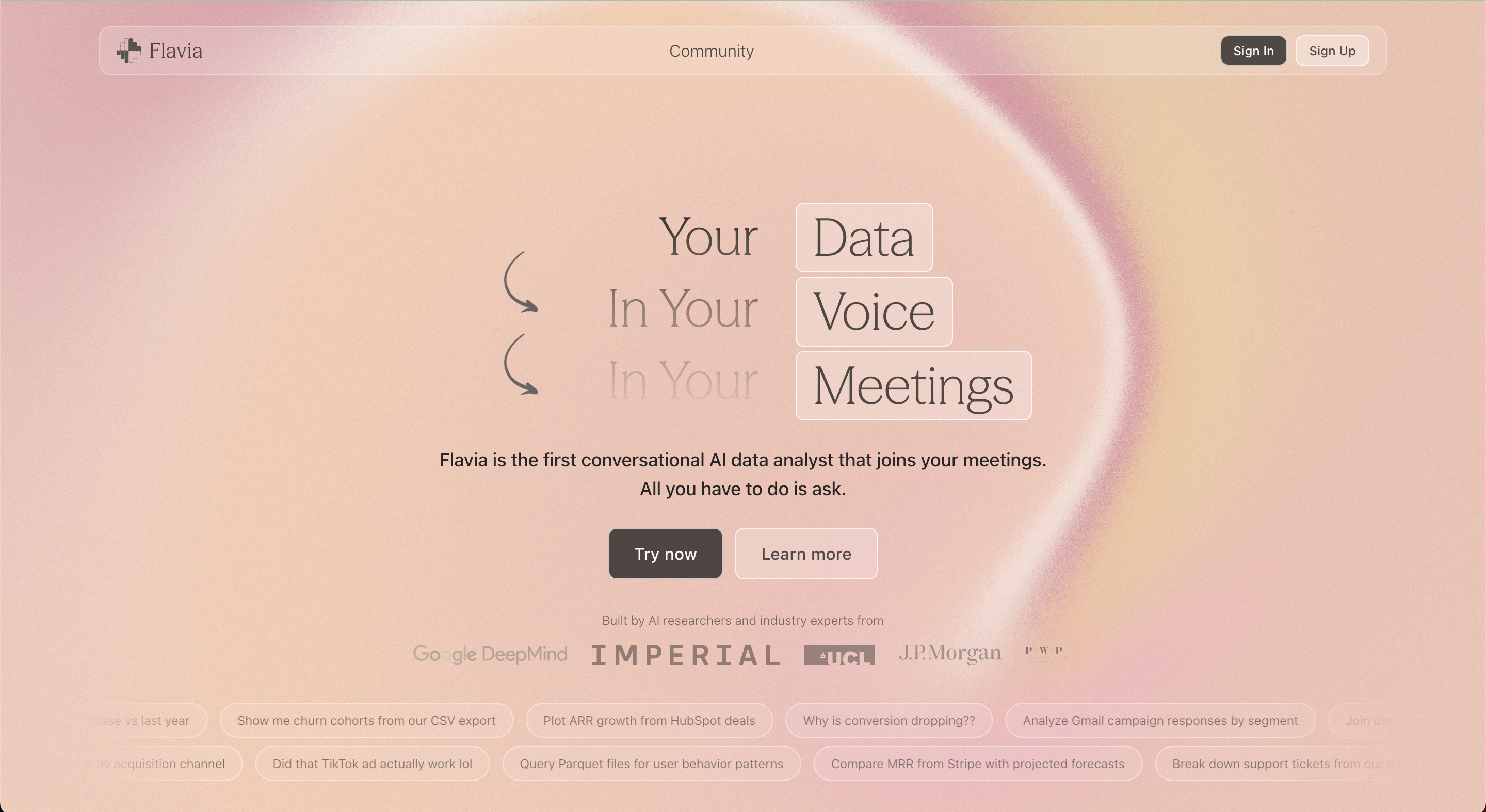 Flavia - Main screenshot showing features and interface
