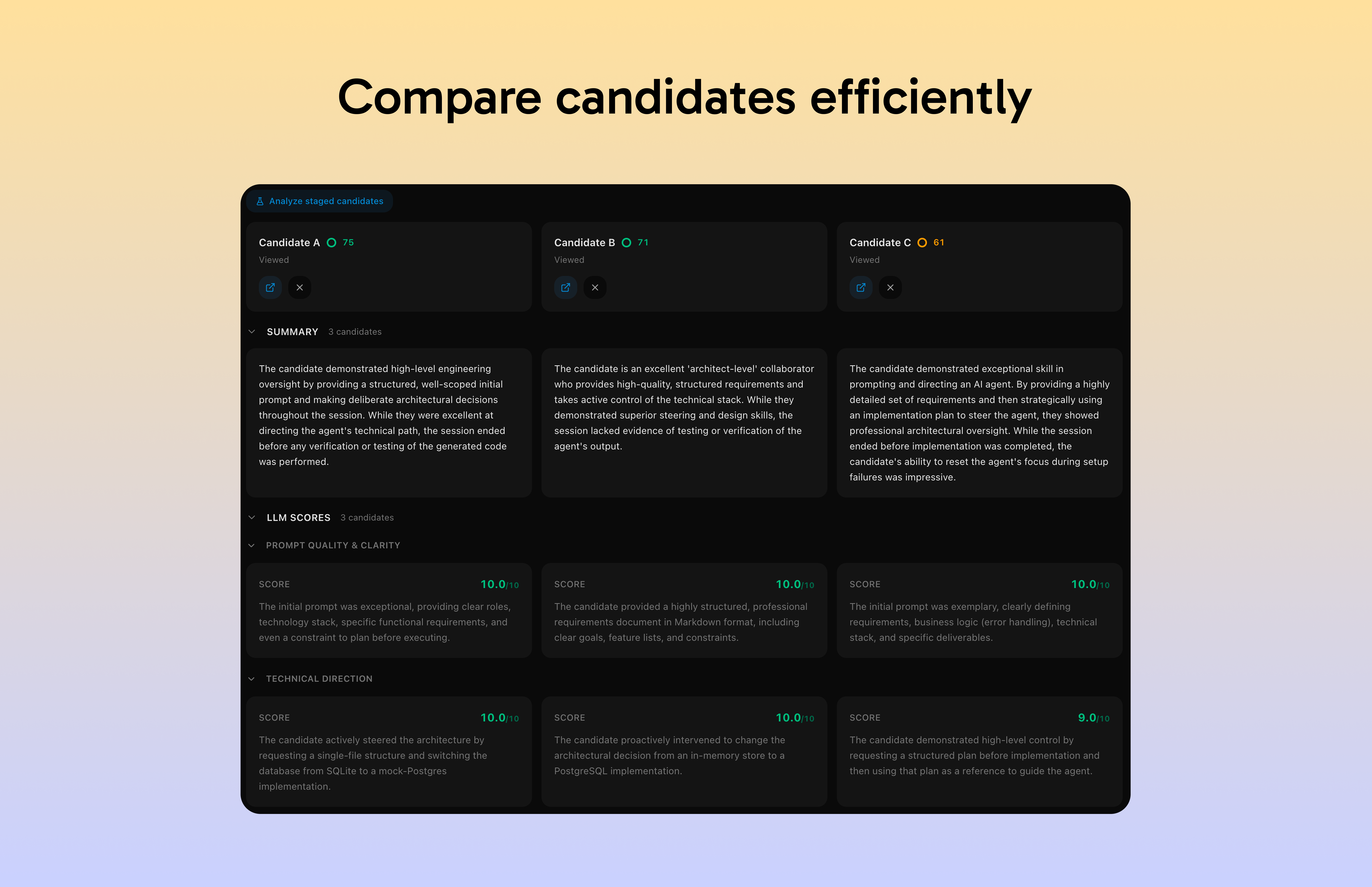 Lintic: Open Source AI Coding Assessment gallery image