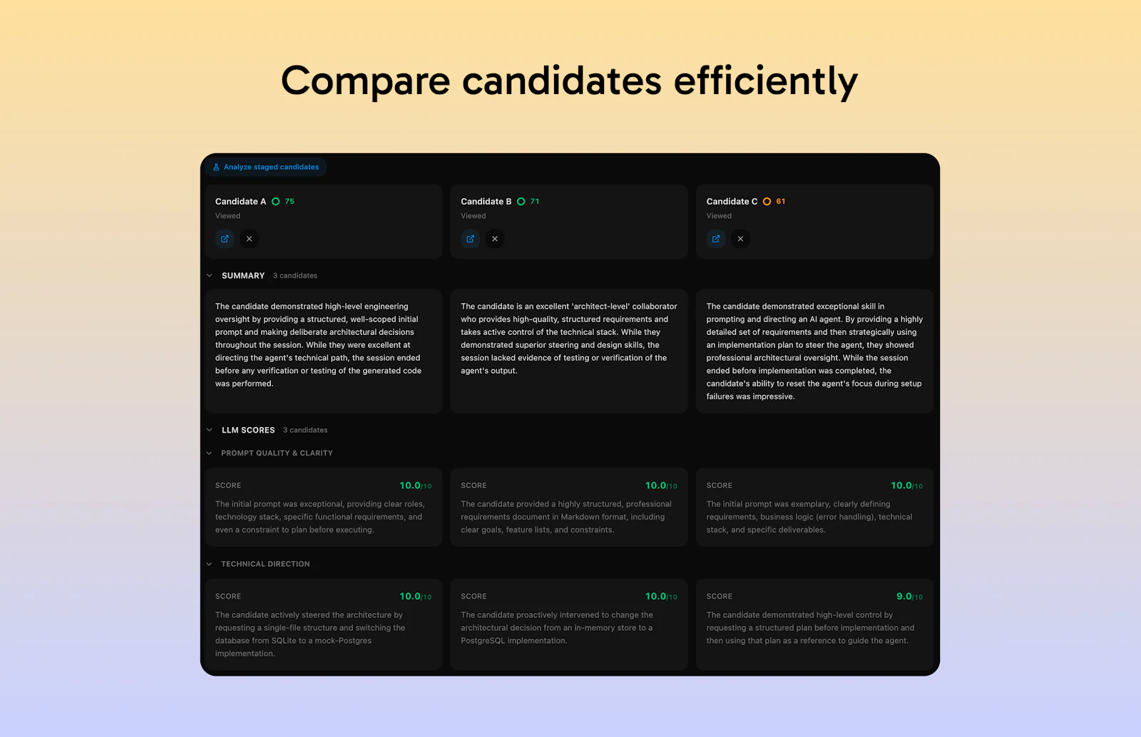 Lintic: Open Source AI Coding Assessment screenshot 4