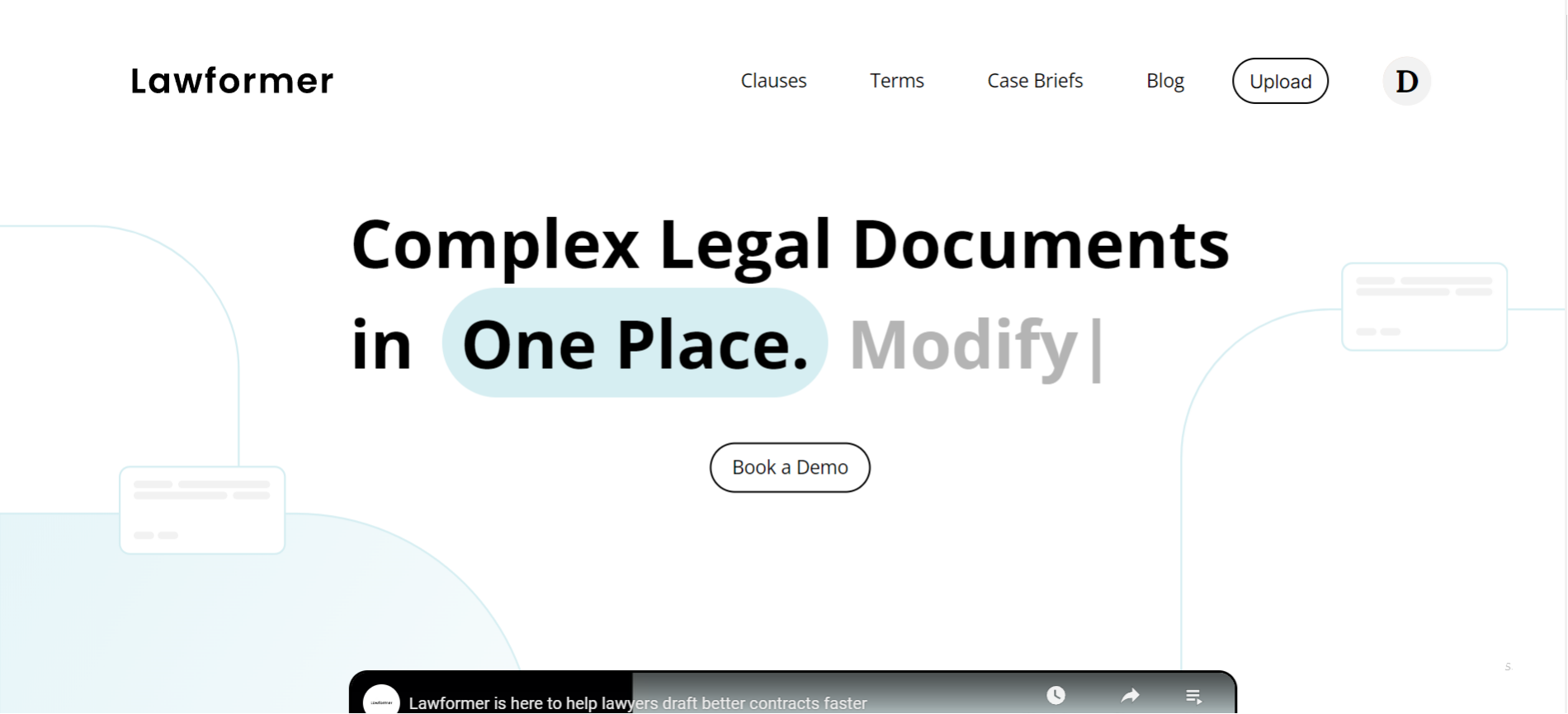 startuptile Lawformer AI-Turn your document databases into AI-powered libraries