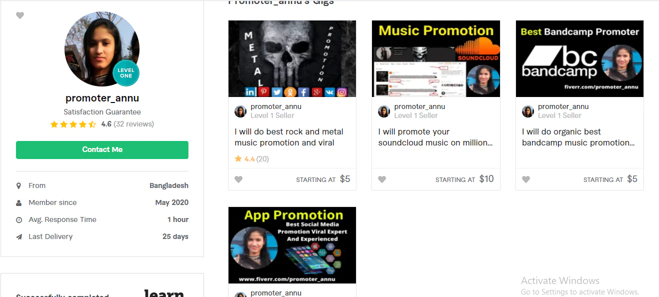 Music Promotion Service