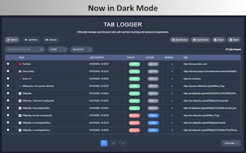 Tab Logger – Simplify Your Browsing gallery image