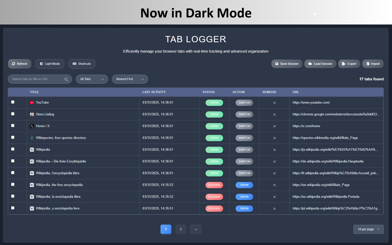 Tab Logger - تبسيط تصفحك media 2