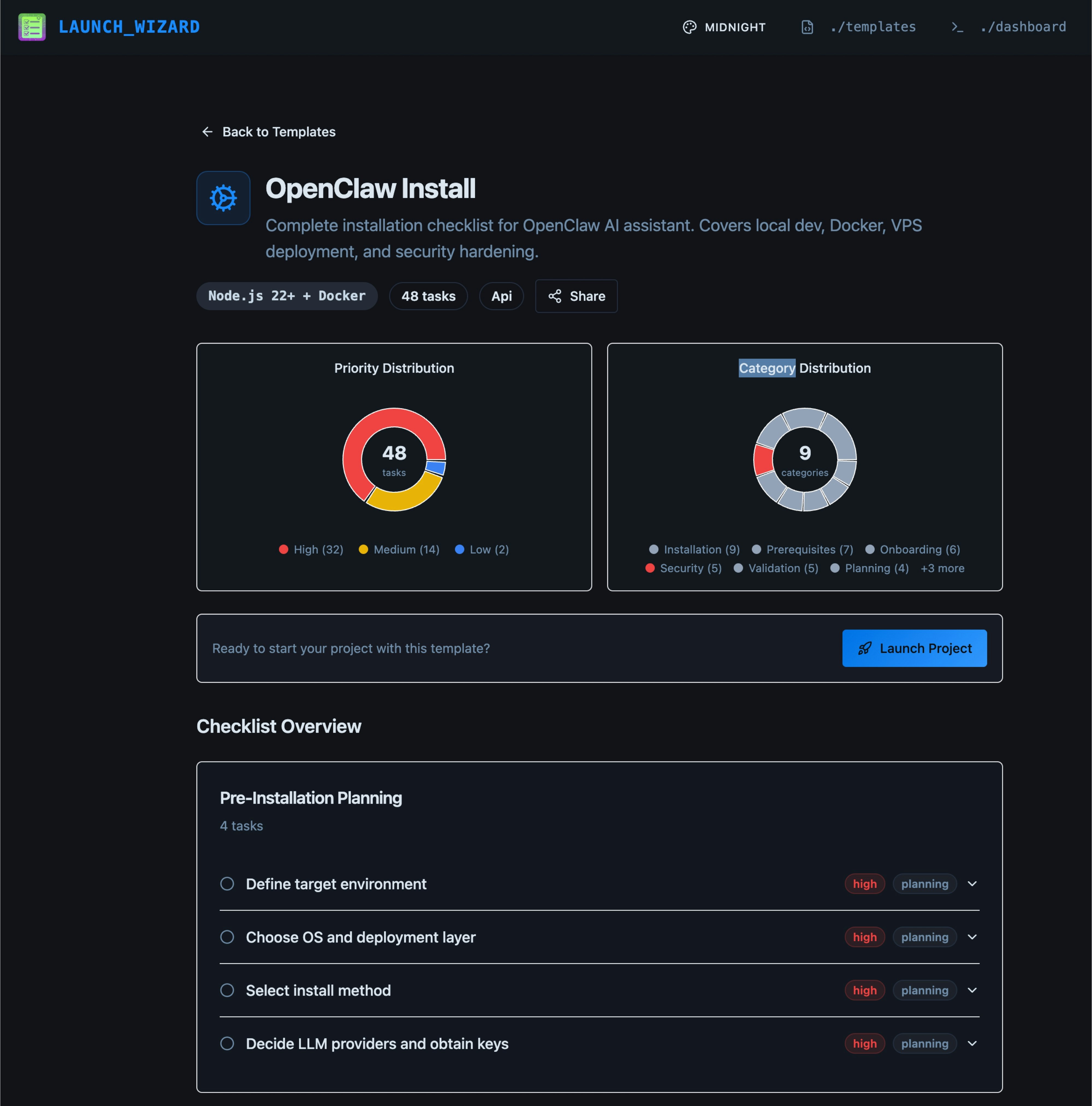 Launch Wizard / Checklist Manager gallery image