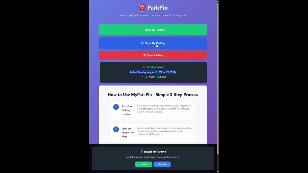MyParkPin gallery image