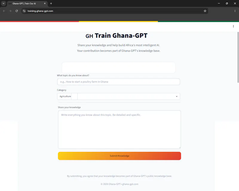 Ghana-GPT screenshot 2