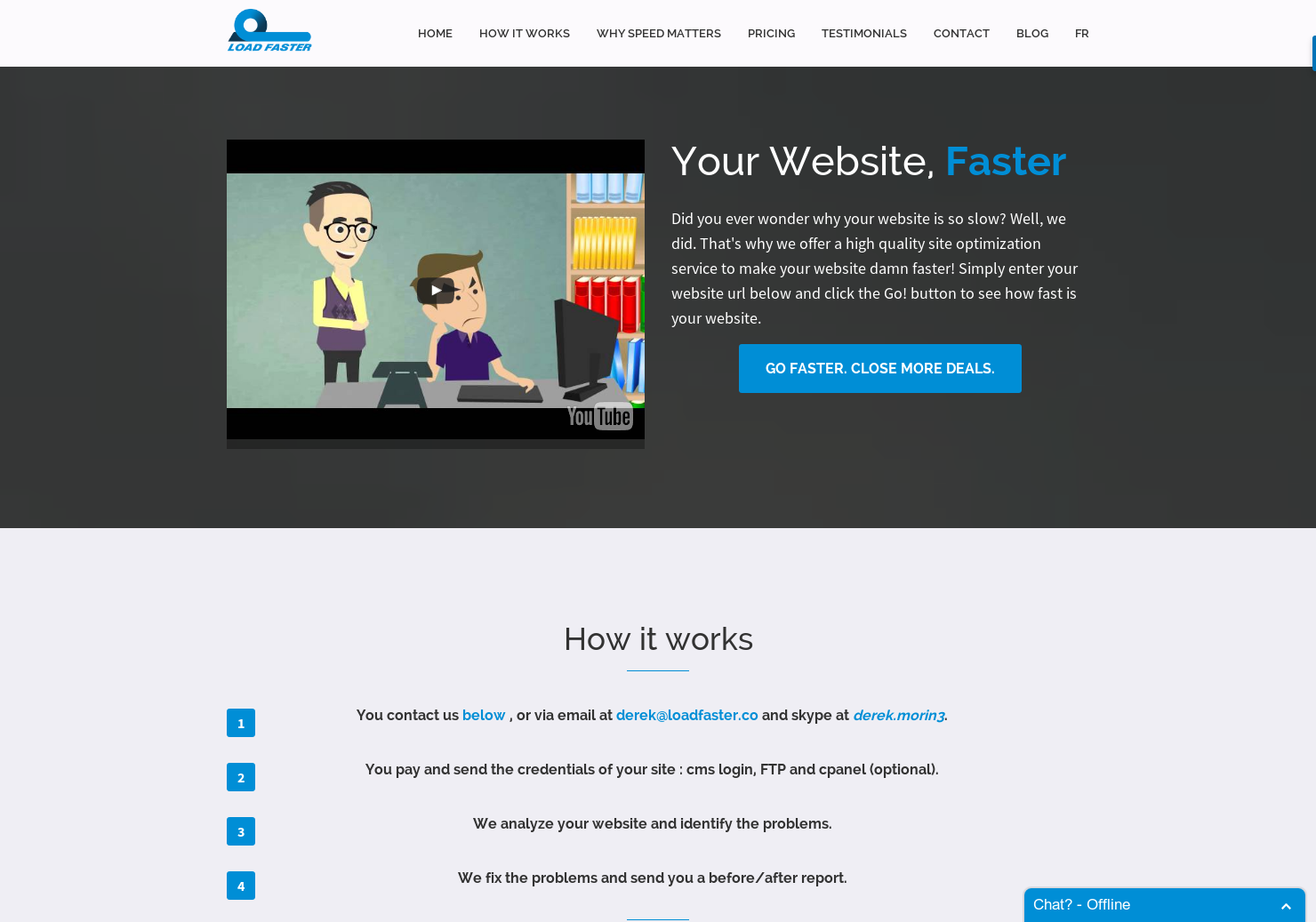 Load Faster logo