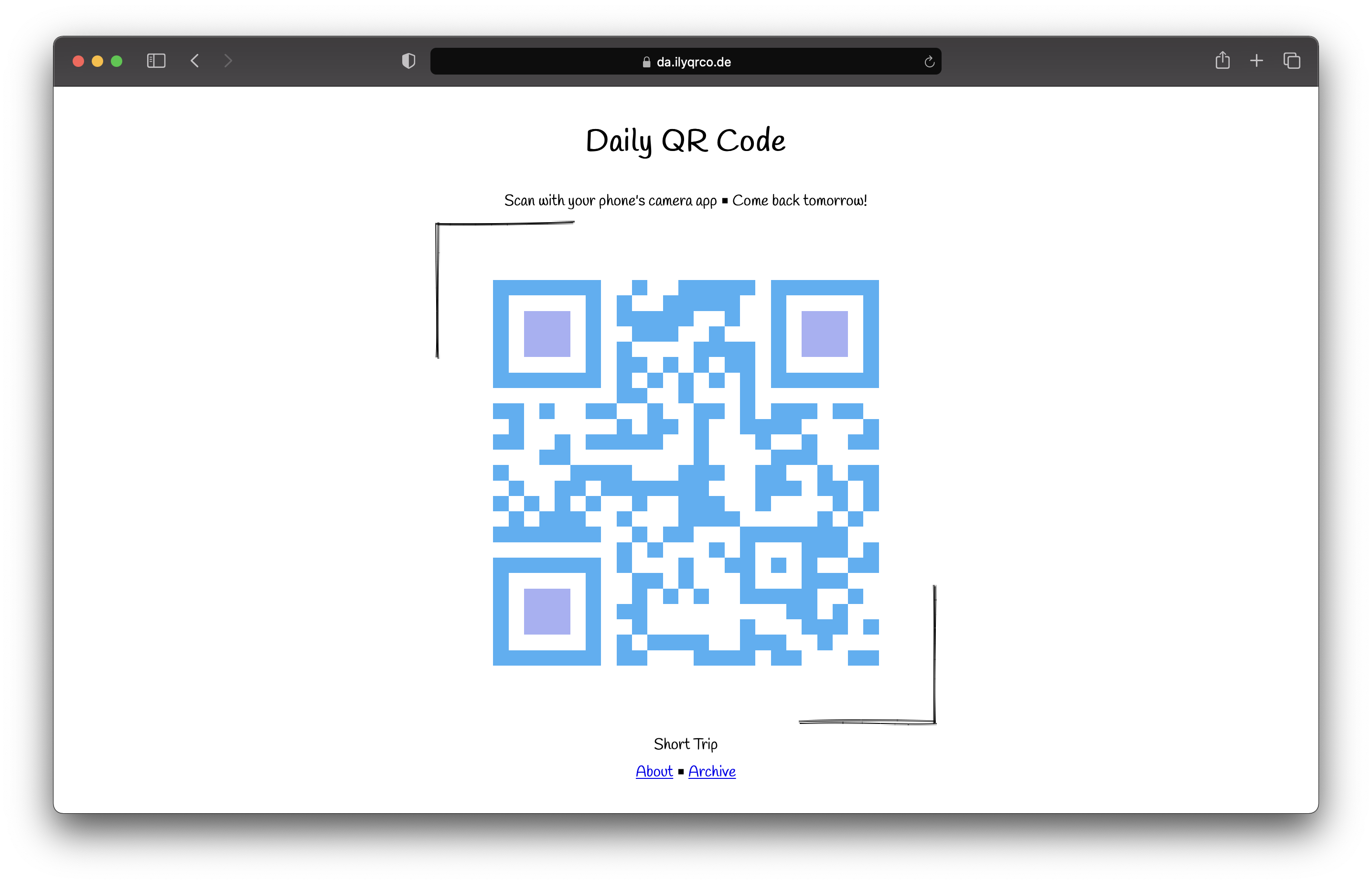 Mídia 1 de Qrcode diário
