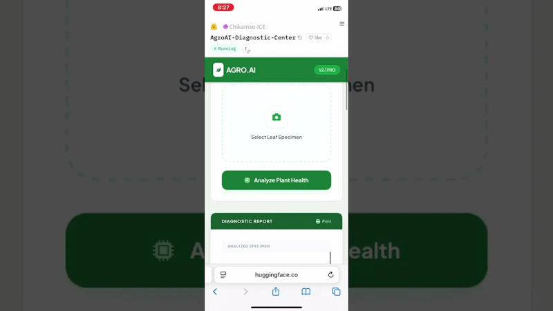 AgroAI-Diagnostic-Center screenshot 1 (video preview)