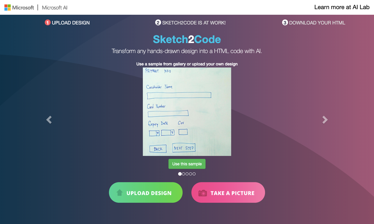 Sketch2code Turn Hand Drawn Design Into A Html With Ai By
