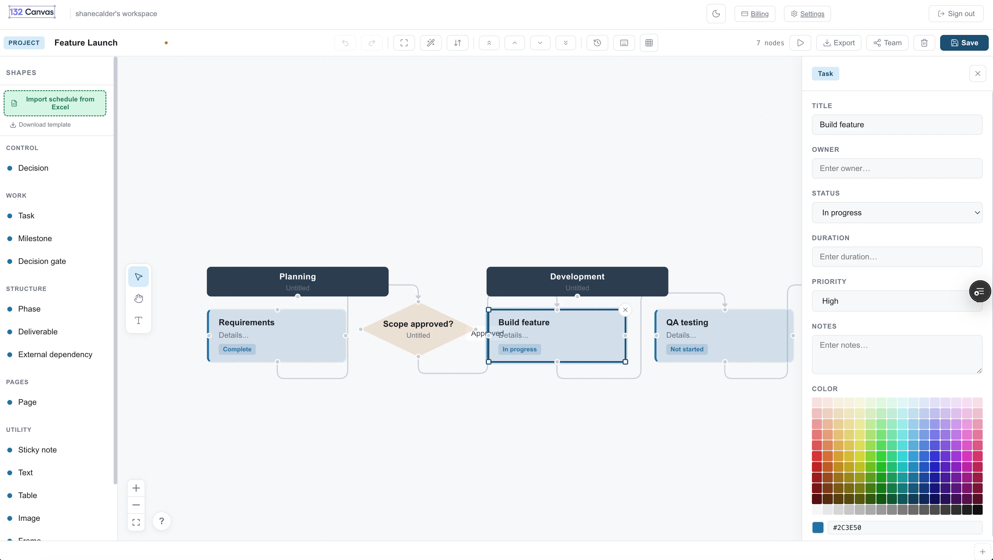 132 Canvas screenshot 4