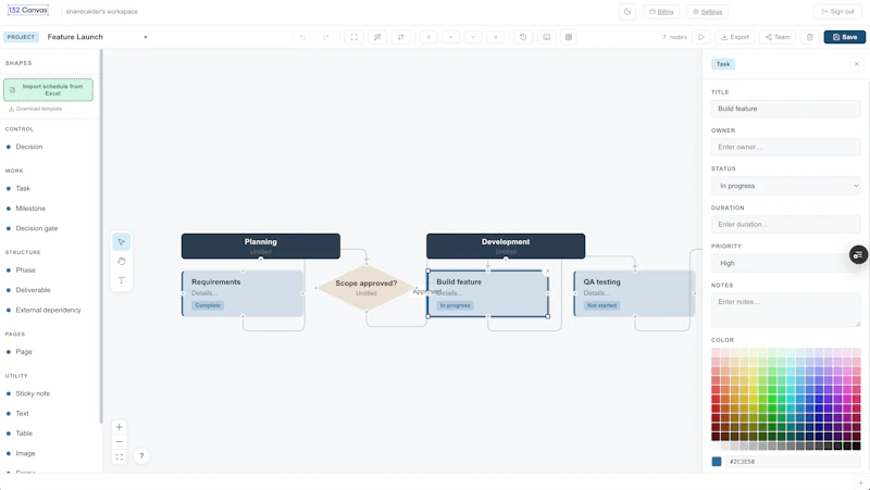132 Canvas screenshot 4