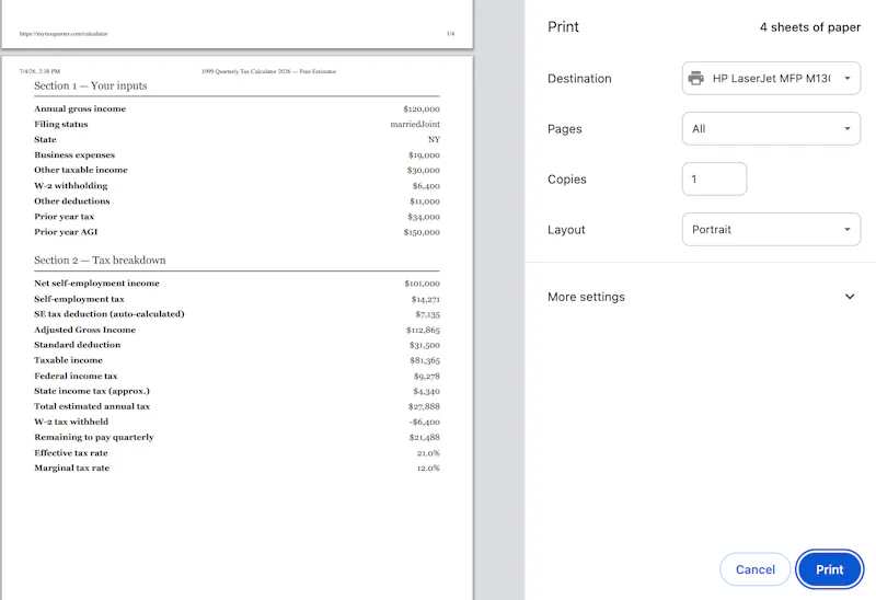 MyTaxQuarter screenshot 5