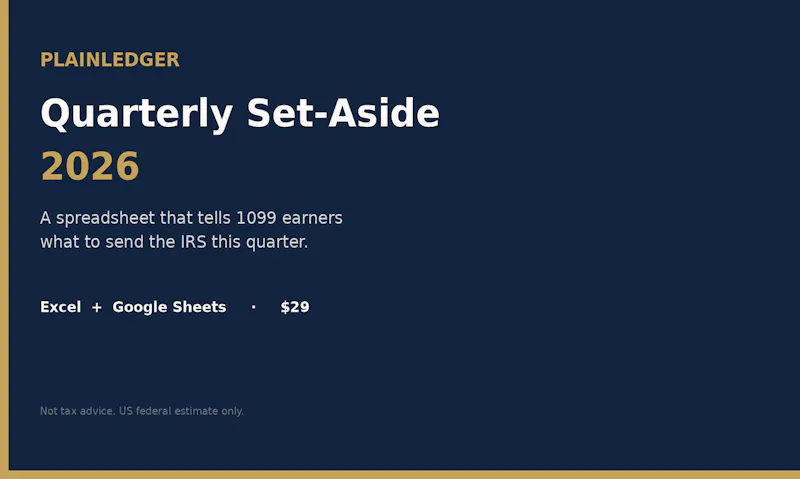 Plainledger Quarterly Set-Aside 2026 screenshot 2