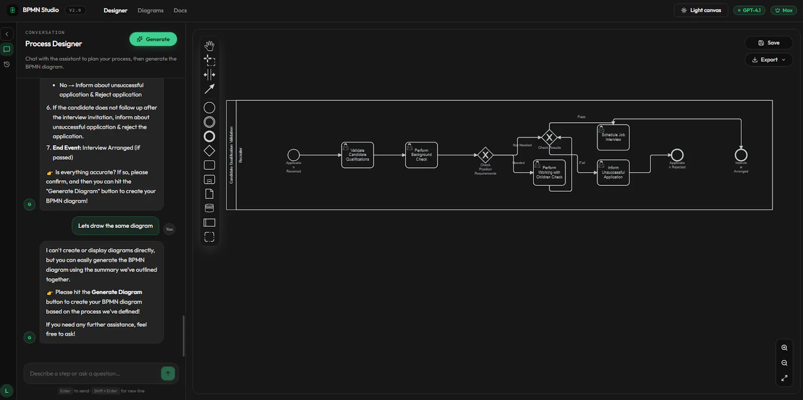 BPMN Studio screenshot 2