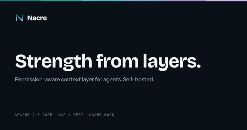 Nacre - AI Context Layer screenshot 1