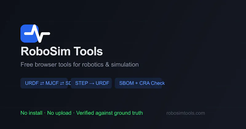 RoboSim Tools screenshot 1