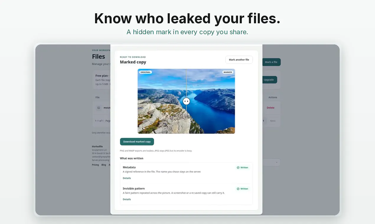 Markedfile gallery image