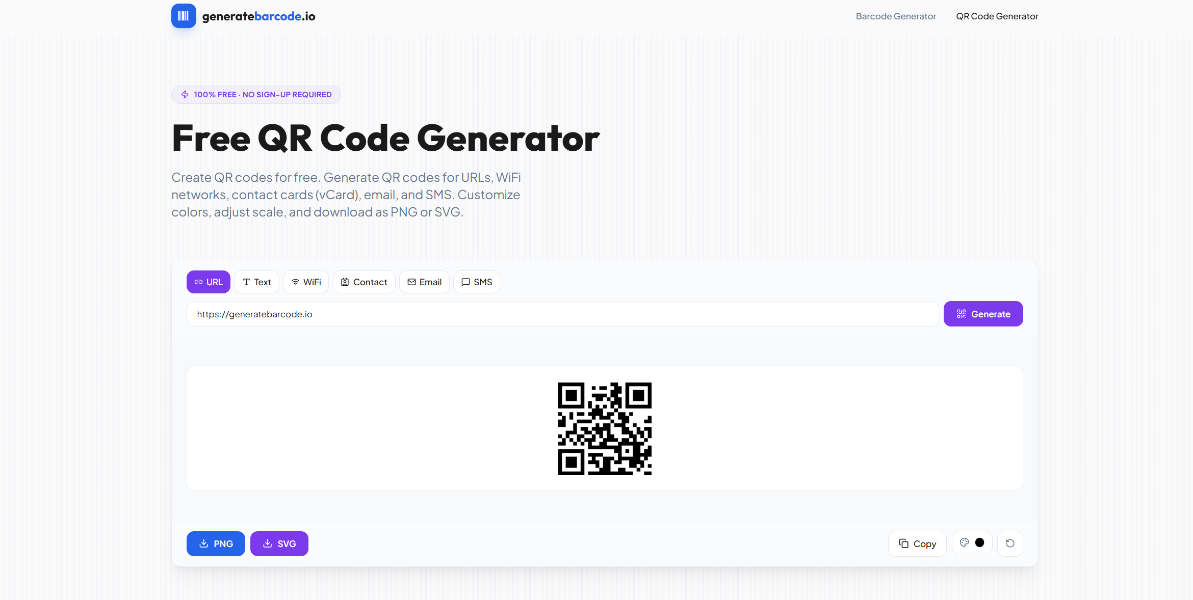 GenerateBarcode.io gallery image