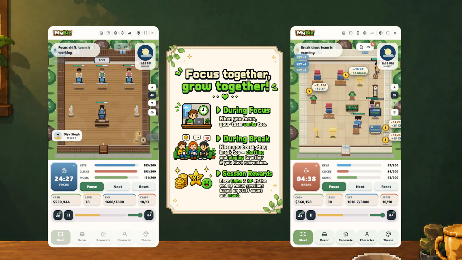 MyBiz: Pomodoro Desk Tycoon screenshot 6