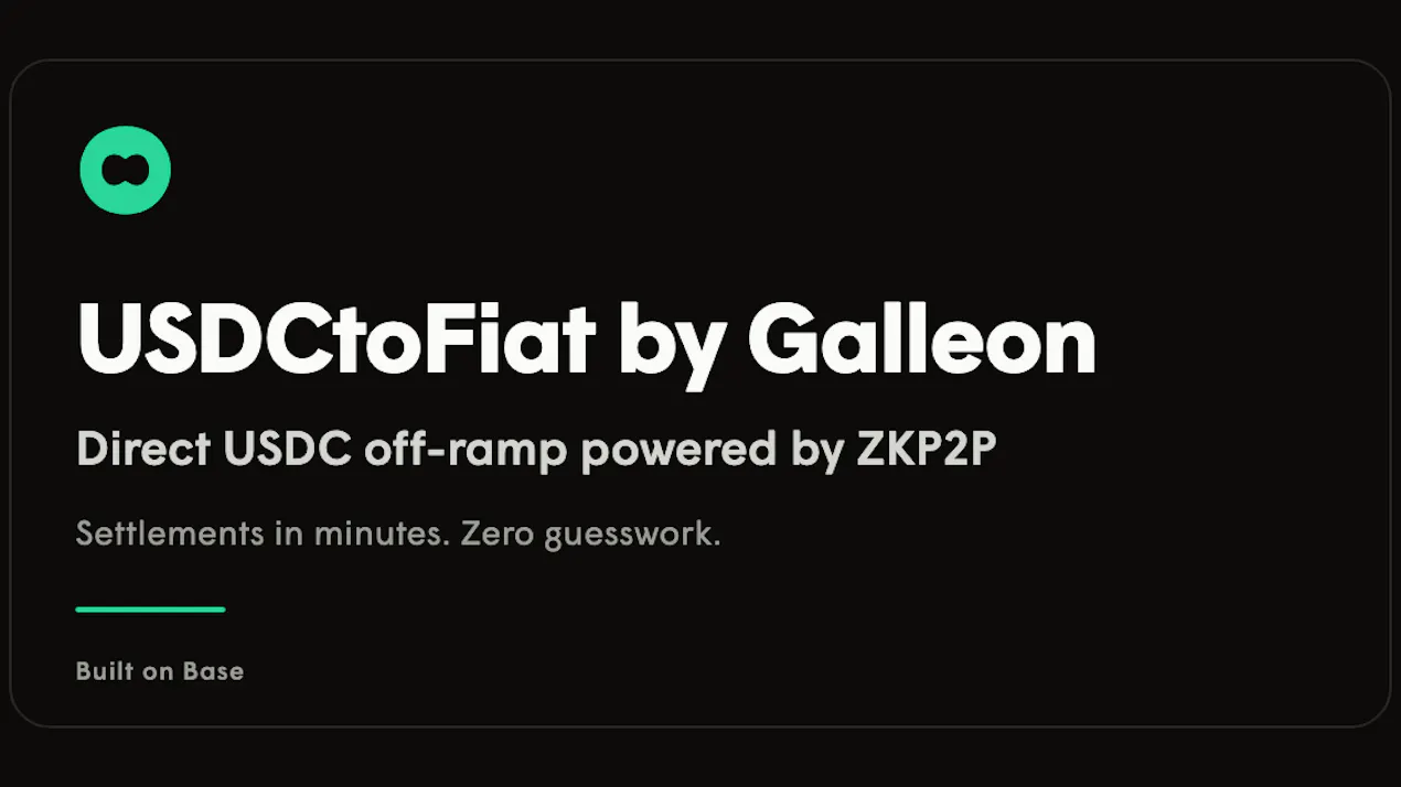 USDCtoFiat by Galleon Labs product