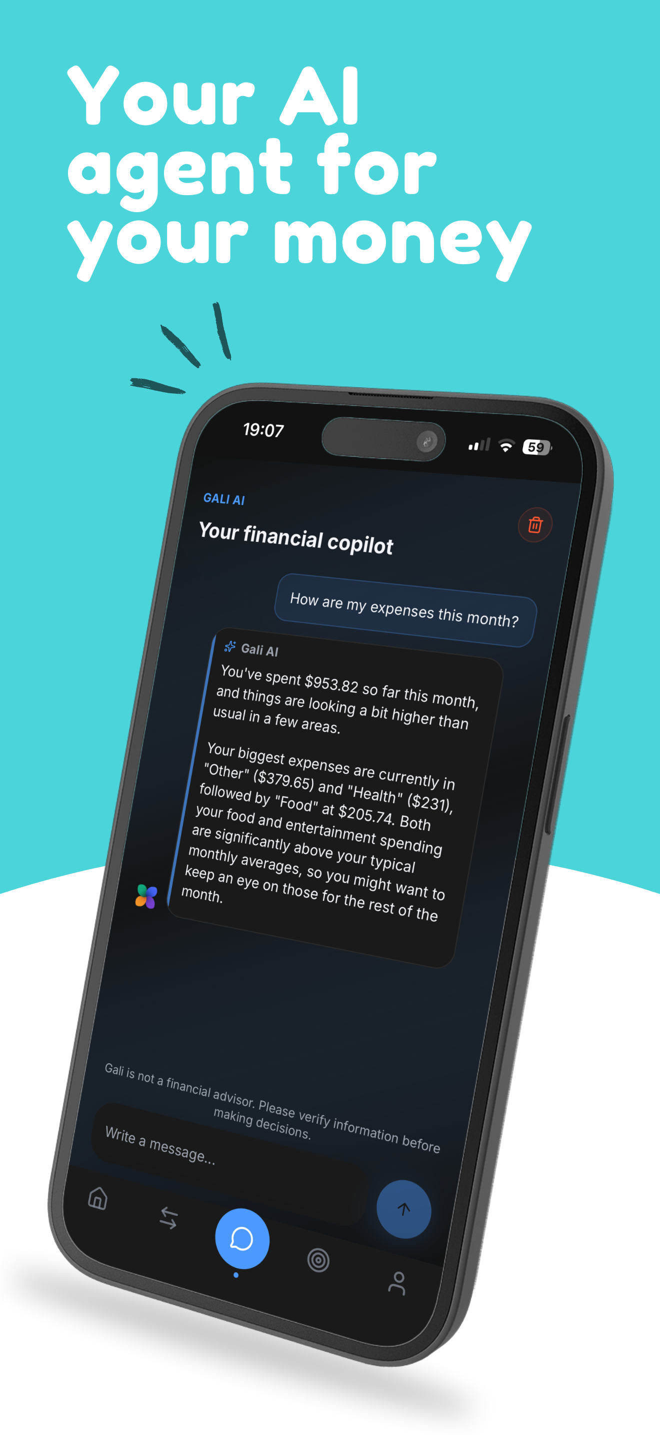 GALI – AI-Powered Personal Finance App gallery image