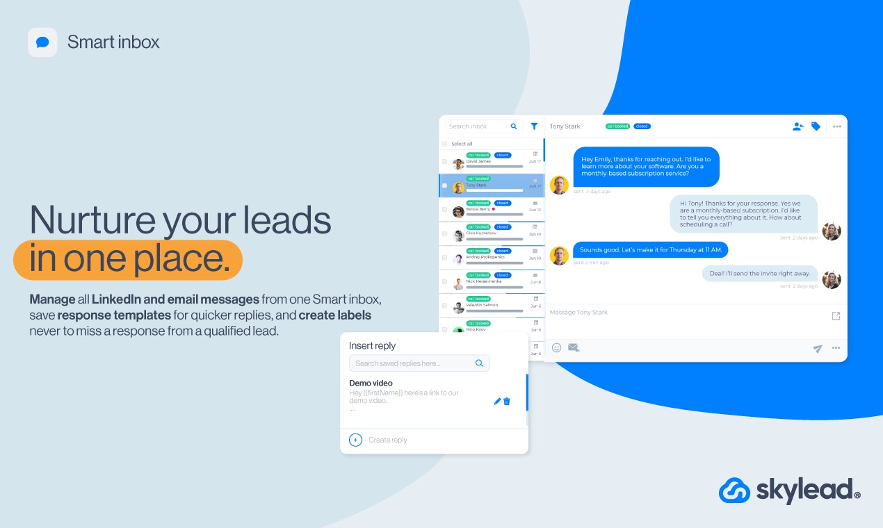 Skylead 3.0 - Закрыть в 3 раза больше сделок с LinkedIn и Unlimited Email Outreach медиа 5