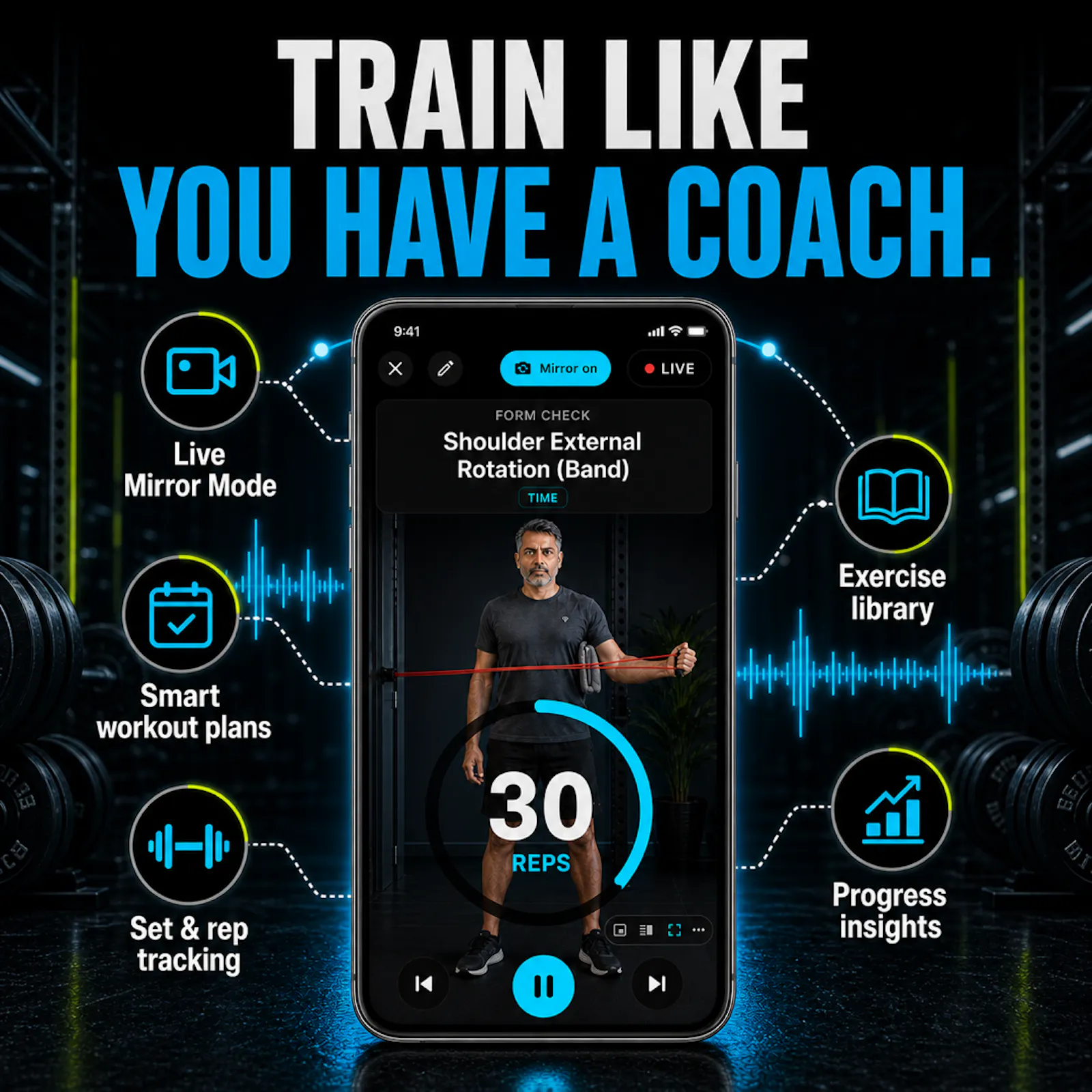 RepCoach — Voice Based Workout Tracker screenshot 5