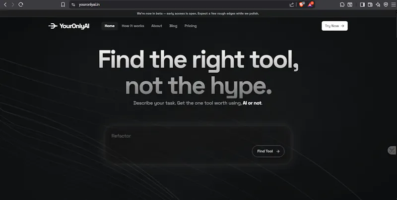 YourOnlyAI screenshot 1