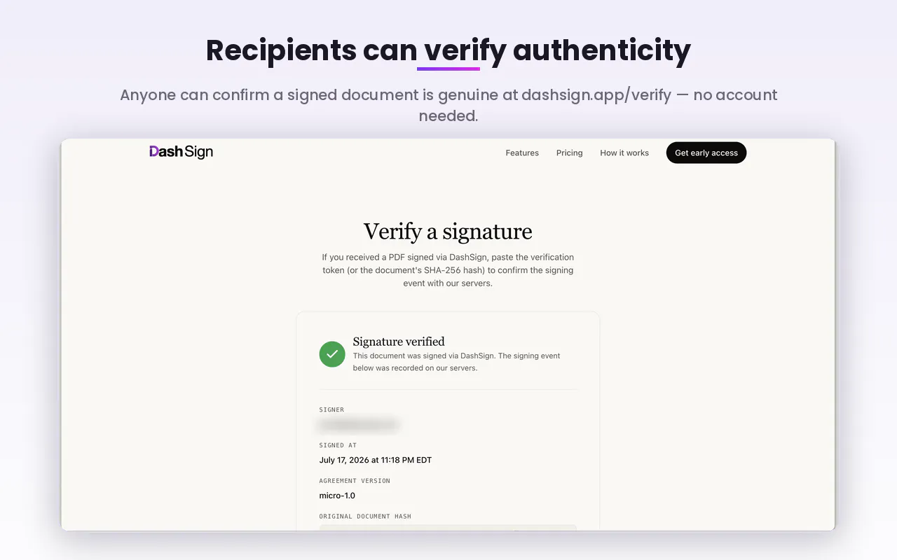DashSign gallery image