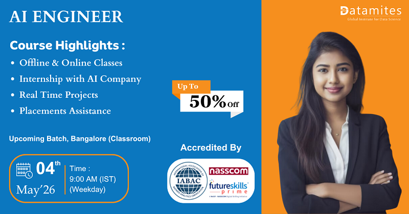 DataMites AI courses In Bangalore