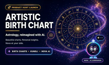 Artistic Birth Chart gallery image