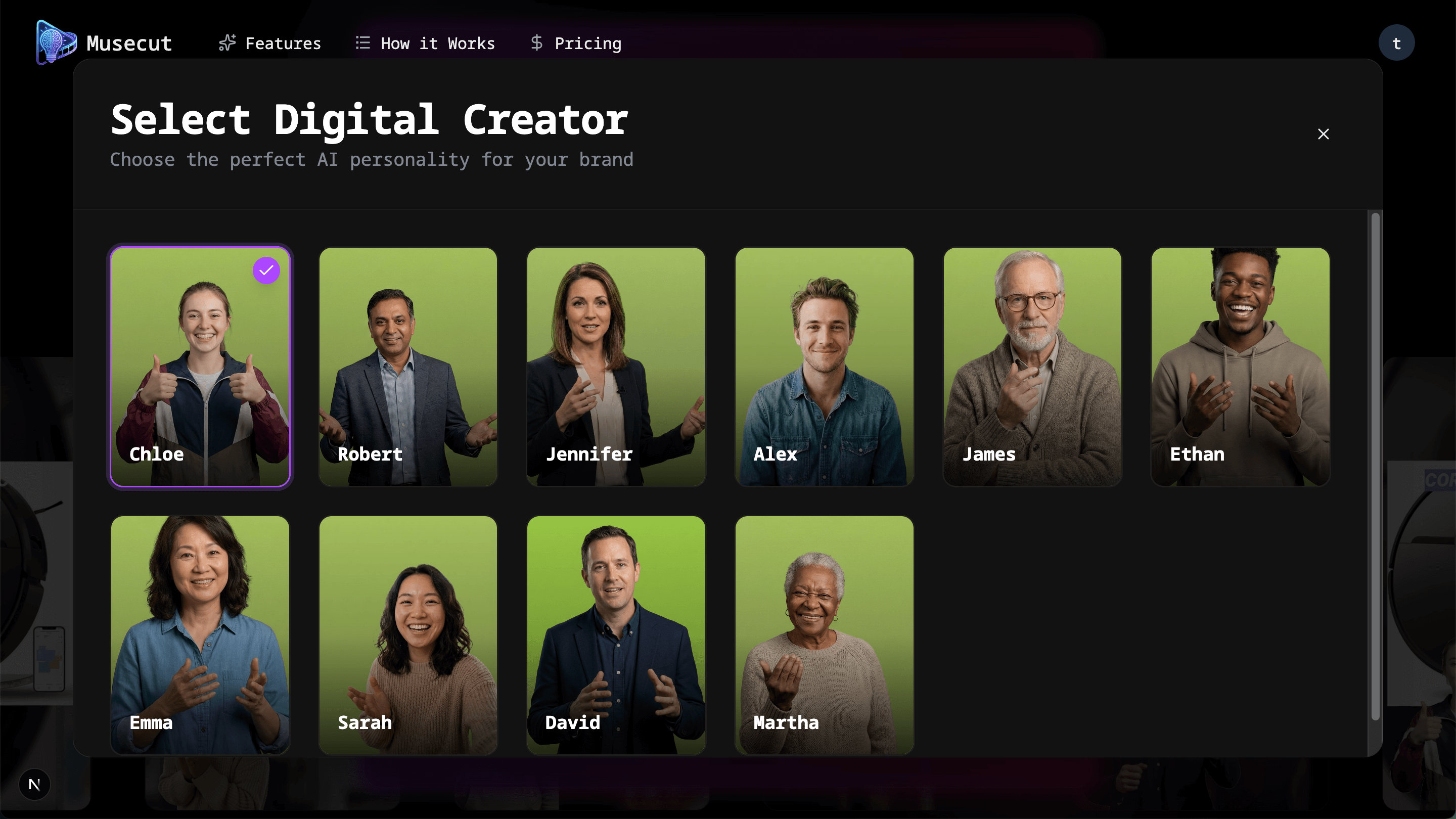 MuseCut gallery image