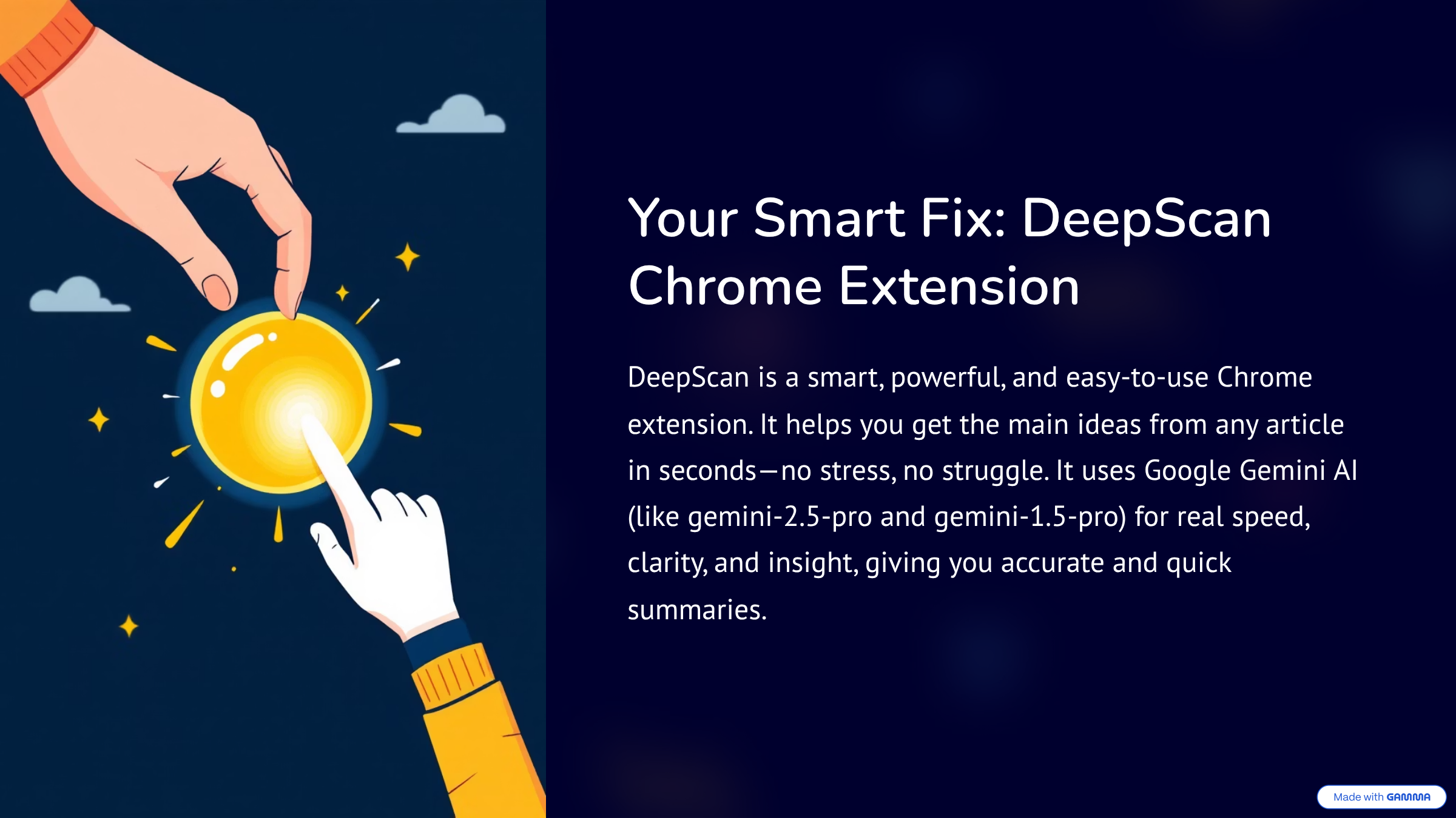 Média Extension de Summarizer Ai DeepScan 11