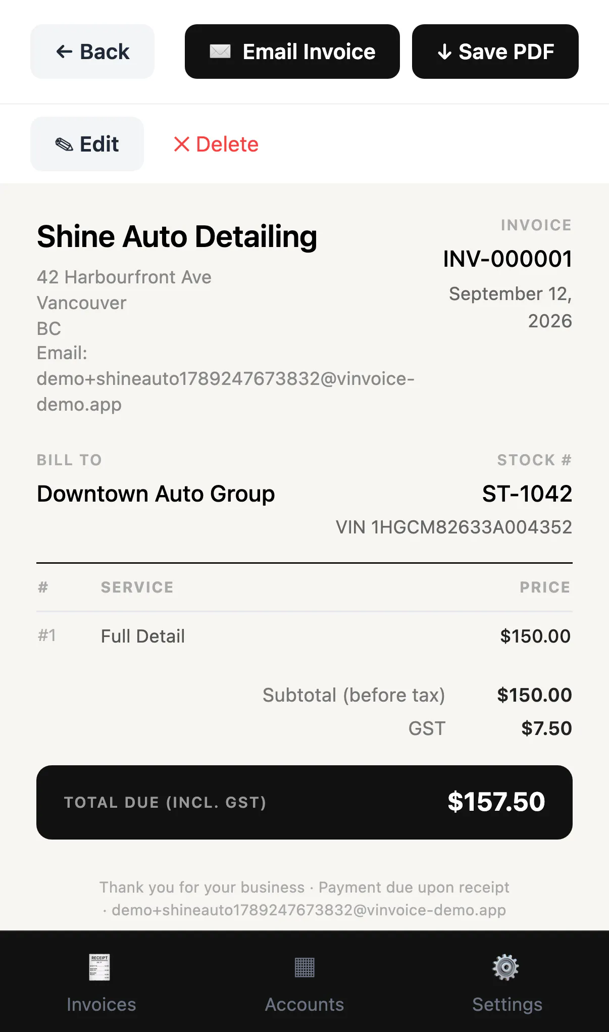 Invoice Gear gallery image