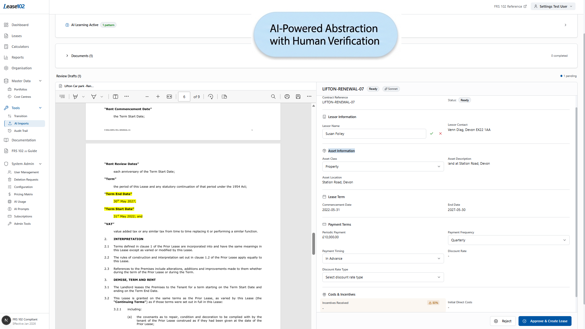 Lease102 - FRS 102 Lease Accounting  gallery image