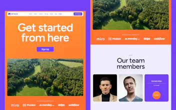 Amaze - SaaS Website Template gallery image