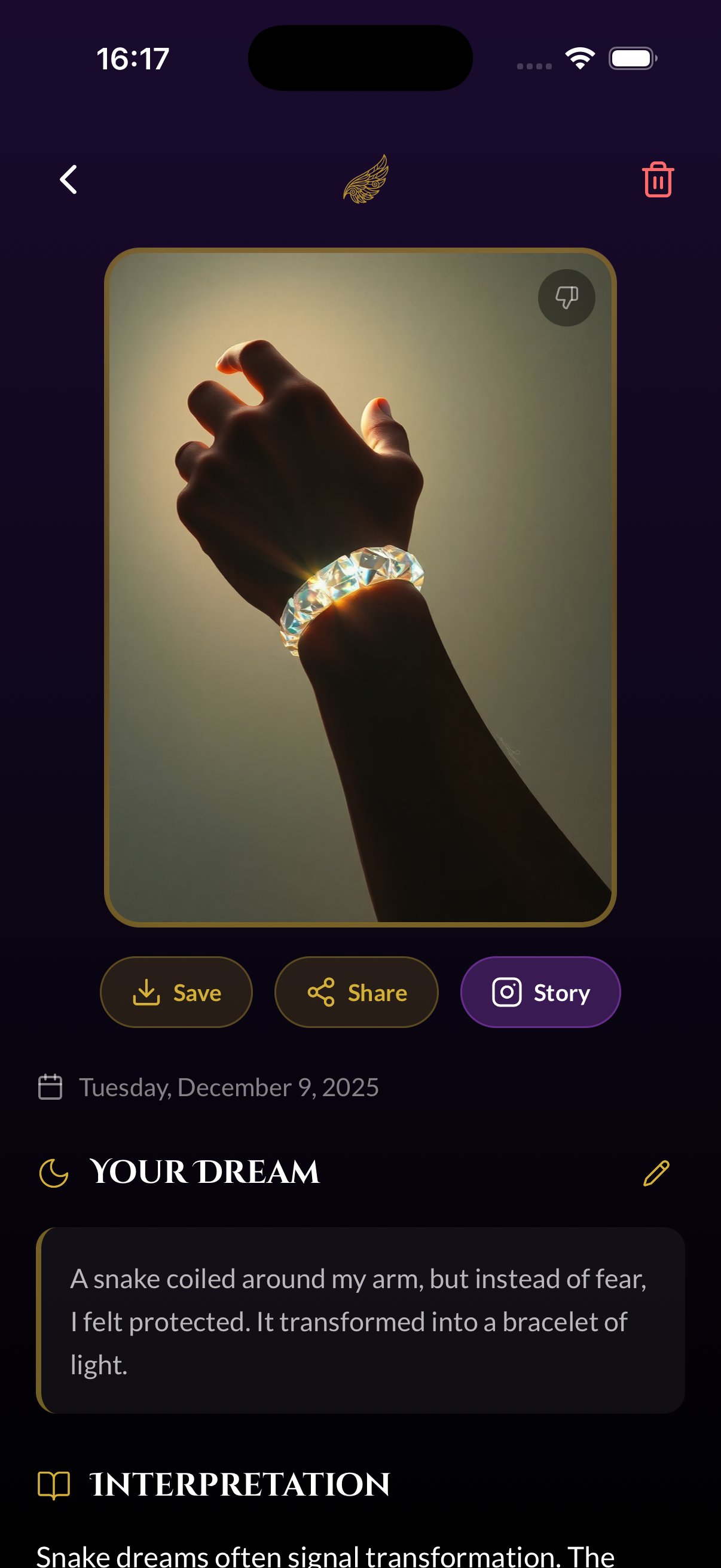 Dream Weaver - Screenshot 5 showing product features and functionality