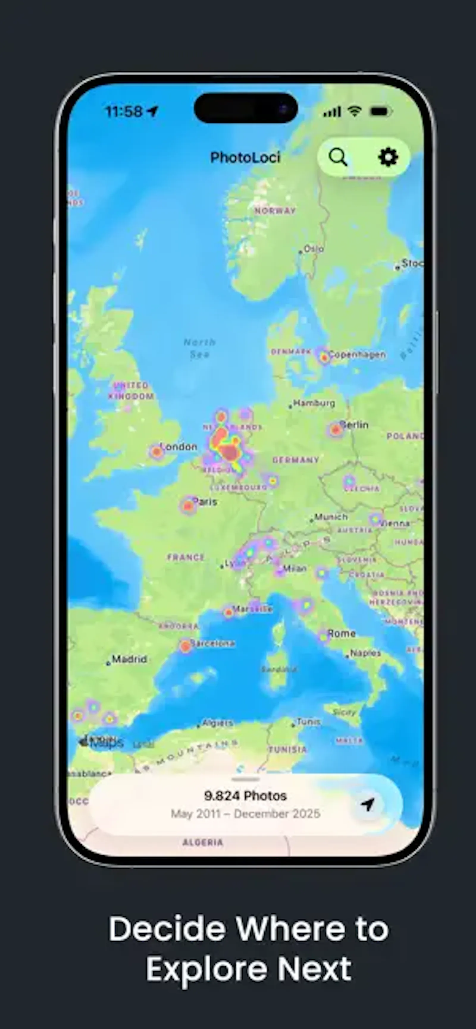 PhotoLoci - Find Your Photos on Map  screenshot 3