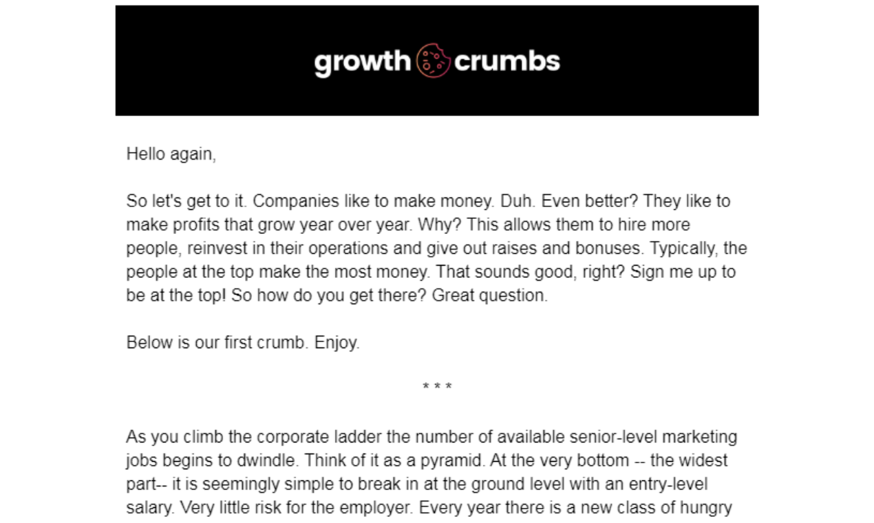 Growth Crumbs gallery image