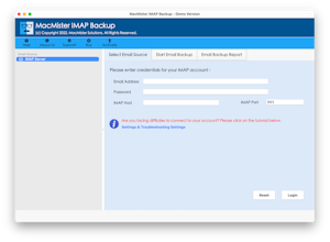 MacMister IMAP Backup Tool for Mac gallery image