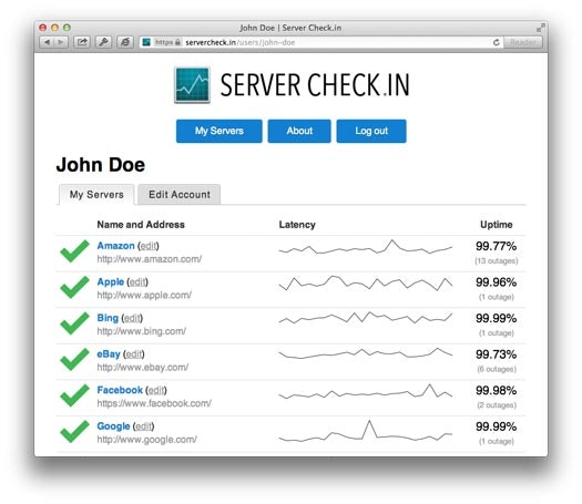 Server Check.in gallery image
