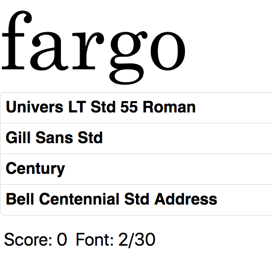 Rather Difficult Font Game gallery image