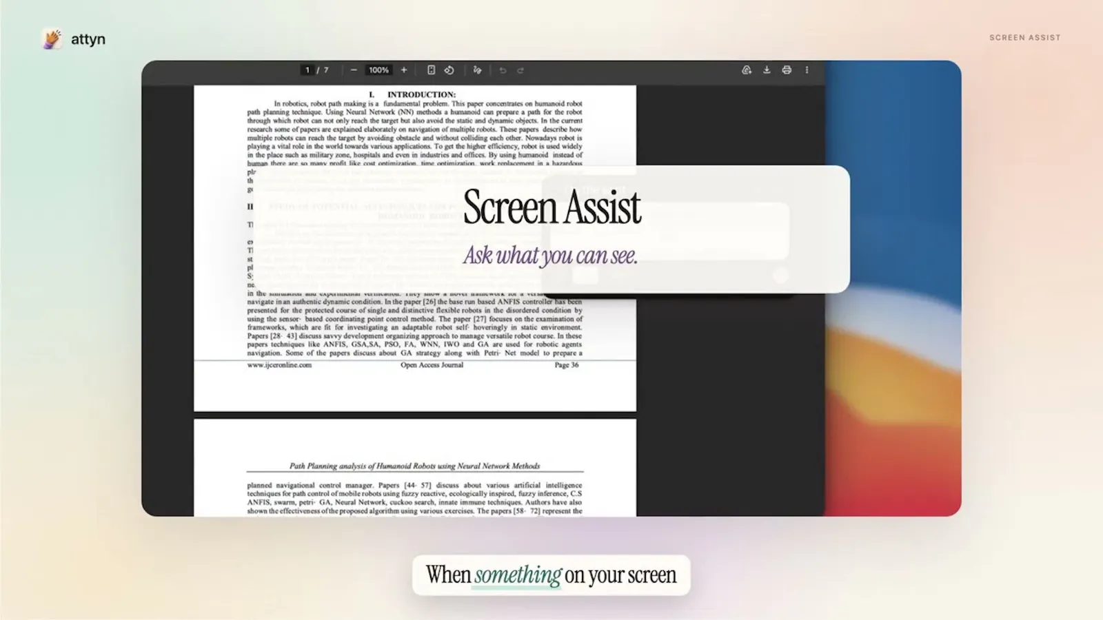 Attyn screenshot 1 (video preview)