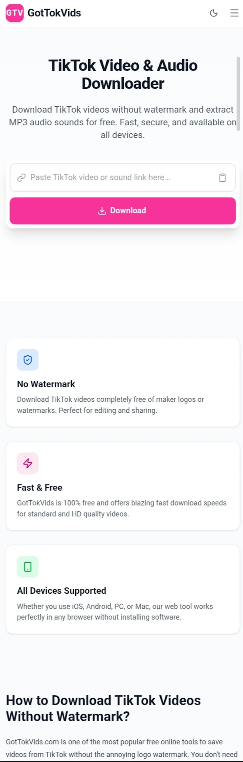GotTokVids screenshot 1