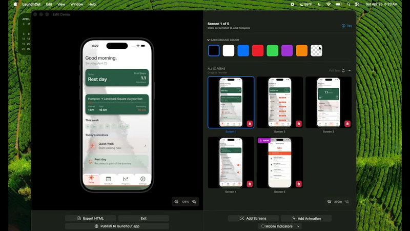 LaunchCut screenshot 1 (video preview)