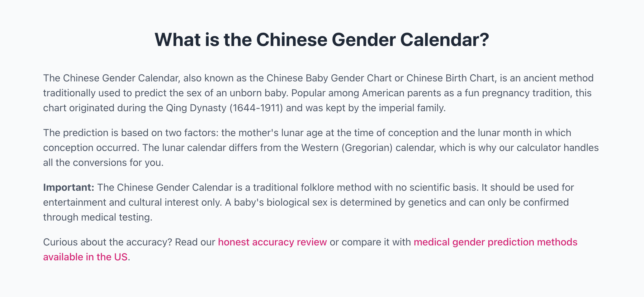 Chinese Gender Calendar gallery image