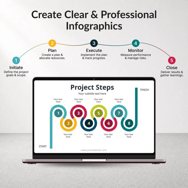 Project Timeline Infographic logo
